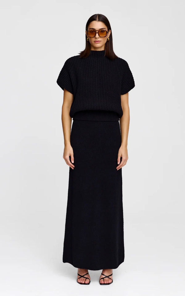 Womens Knit Jumper - Black | Laurel