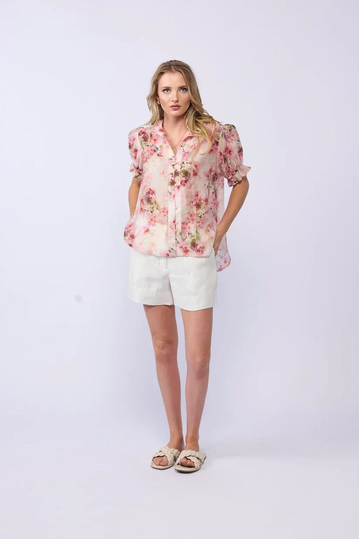 Riley Blouse – Carnation
