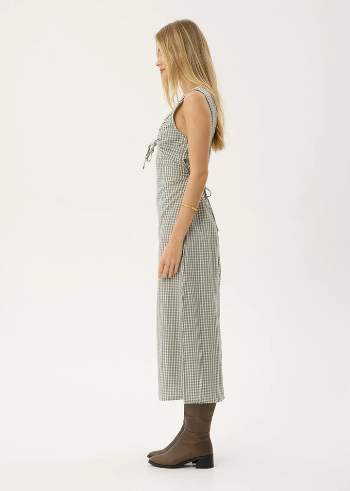 Izzy Maxi Dress – Alpine Check