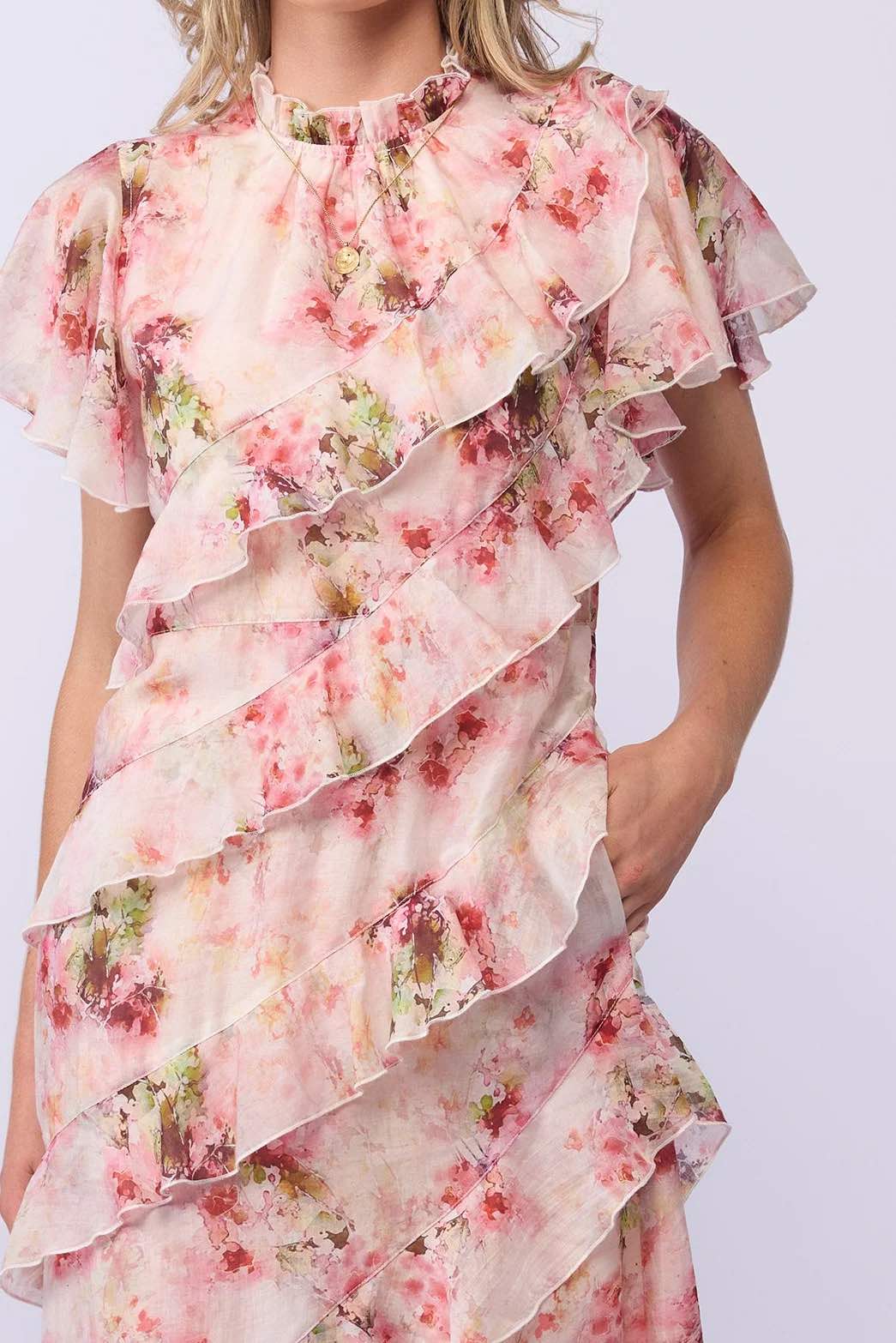 Freda Dress – Carnation