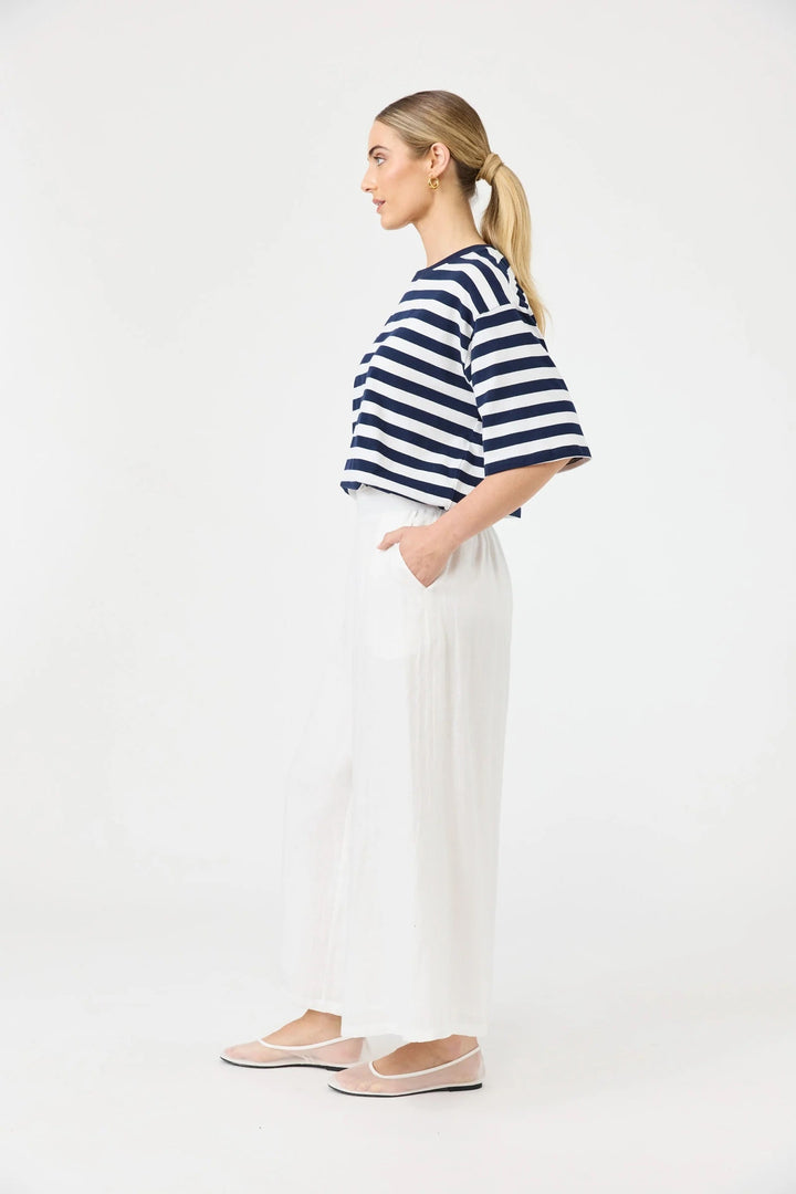 Studio Cropped Pants – Salt