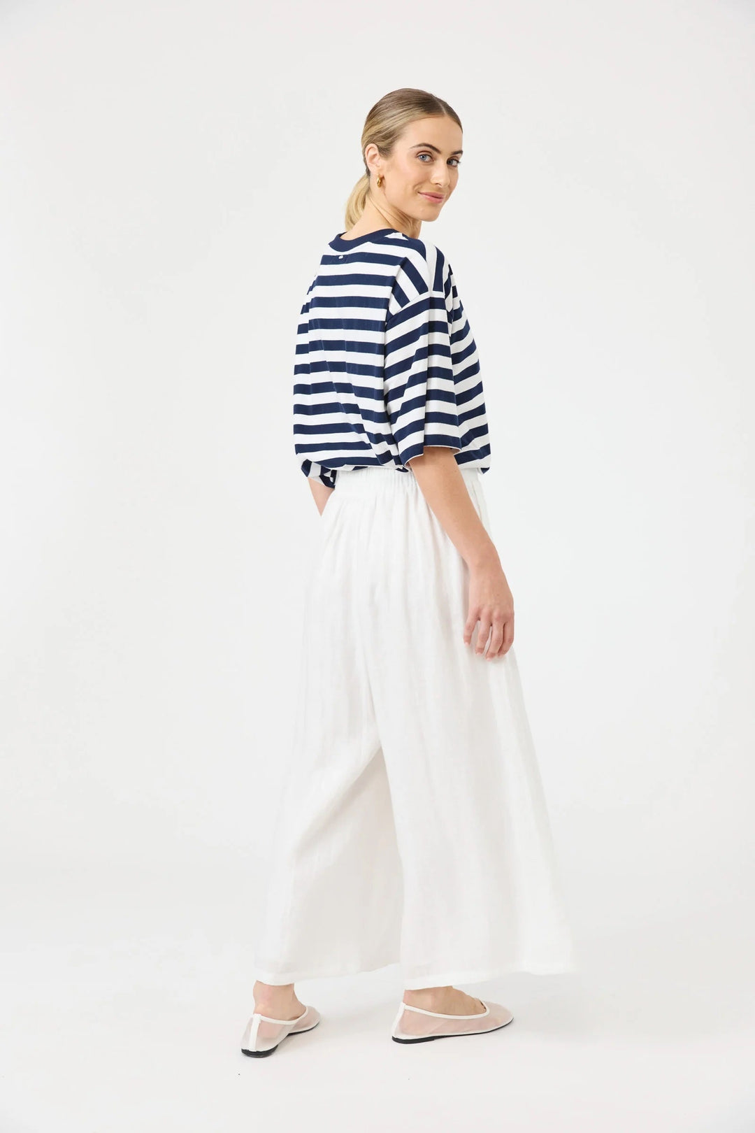 Studio Cropped Pants – Salt
