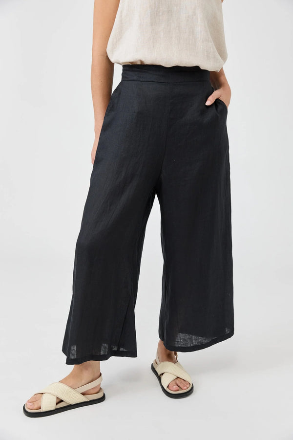 Studio Crop Pant-Ebony