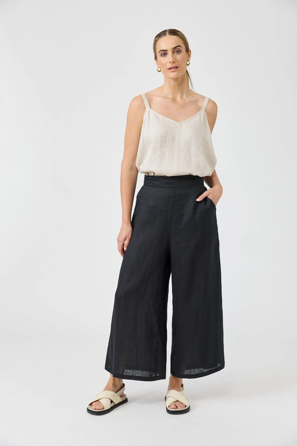 Studio Crop Pant-Ebony