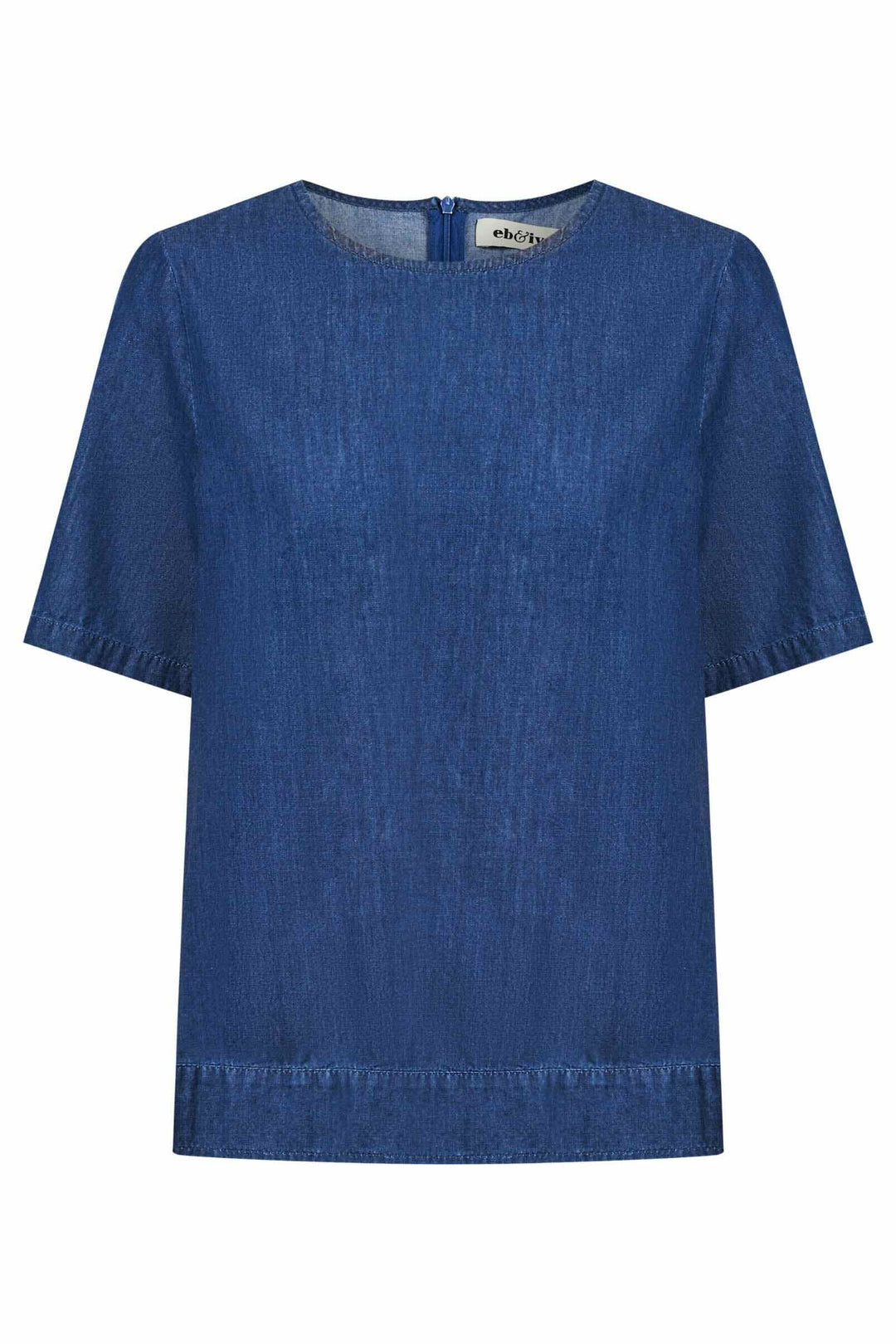 Melenia Denim Top – Indigo