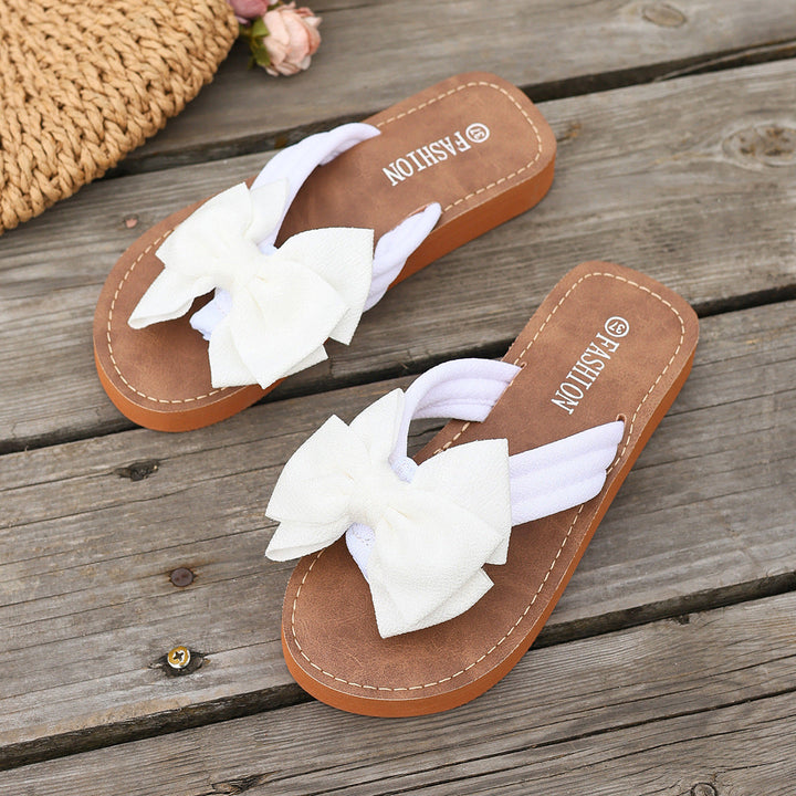 Hartley Bow Detail Thong Sandals