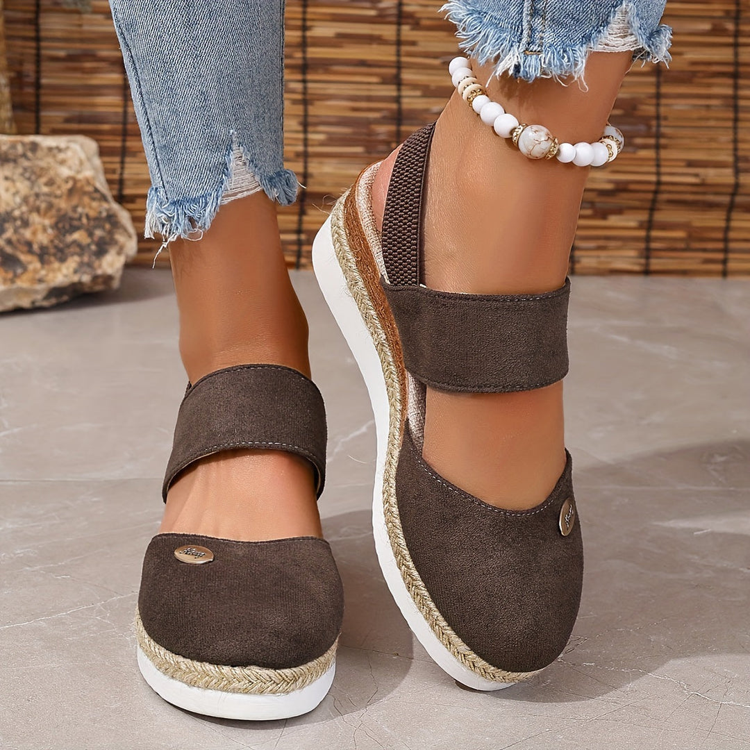 Harper Braided Platform Wedge Sandals