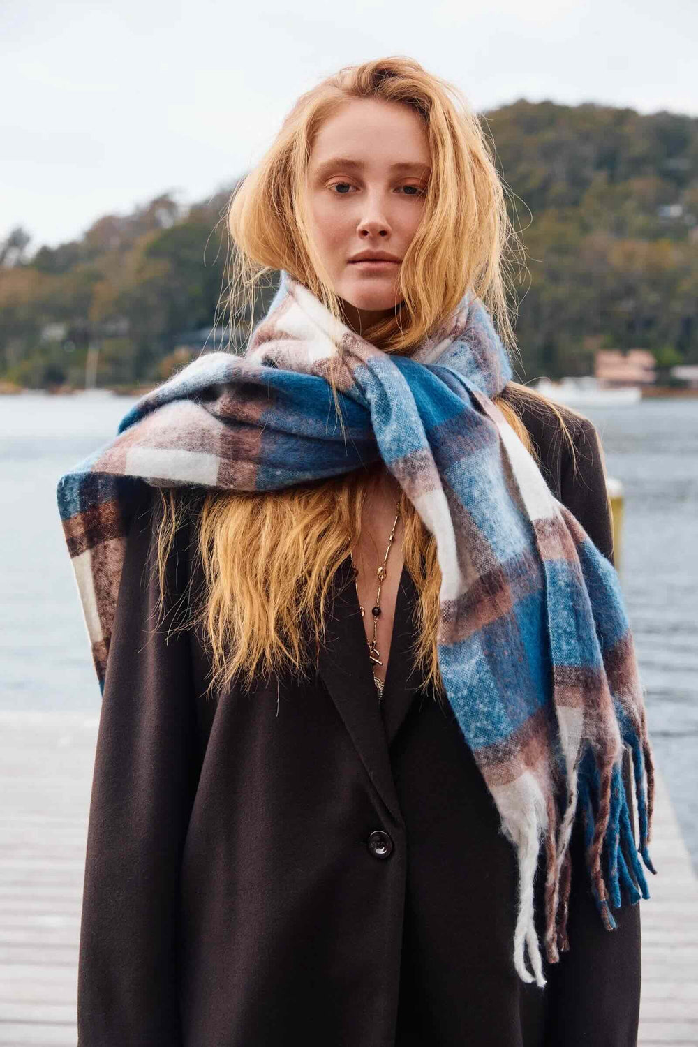 Sloane Check Scarf
