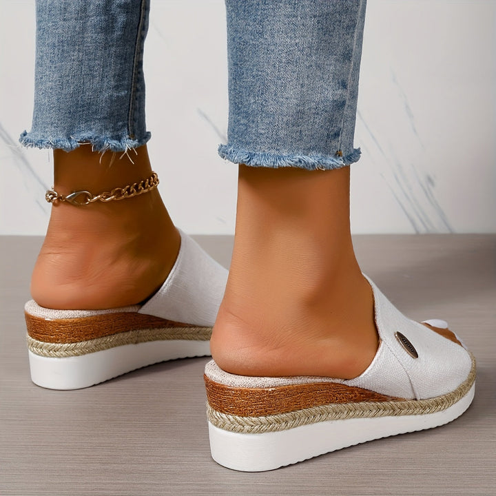 Marina Woven Espadrille Wedge Sandals