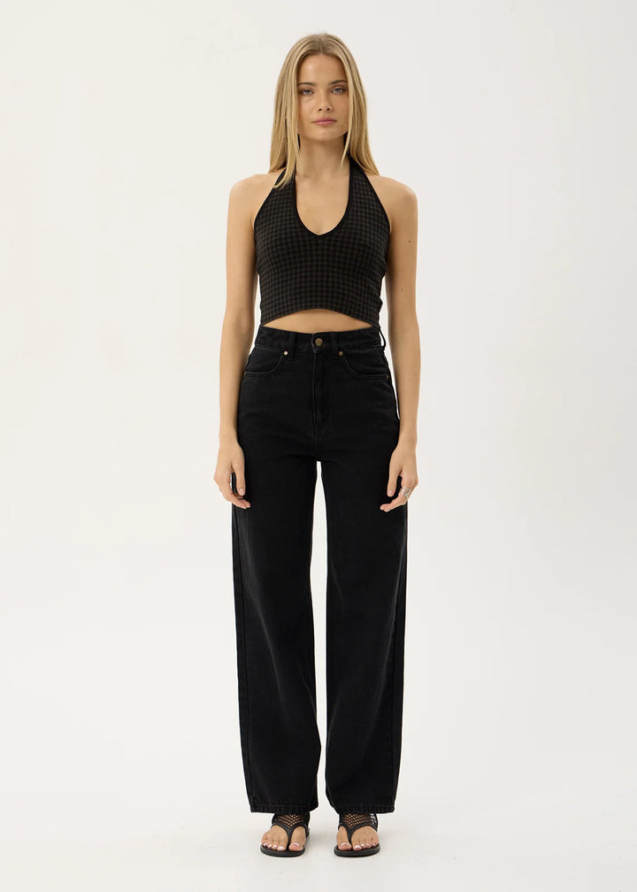Briar Knit Halter Top – Thyme Gingham