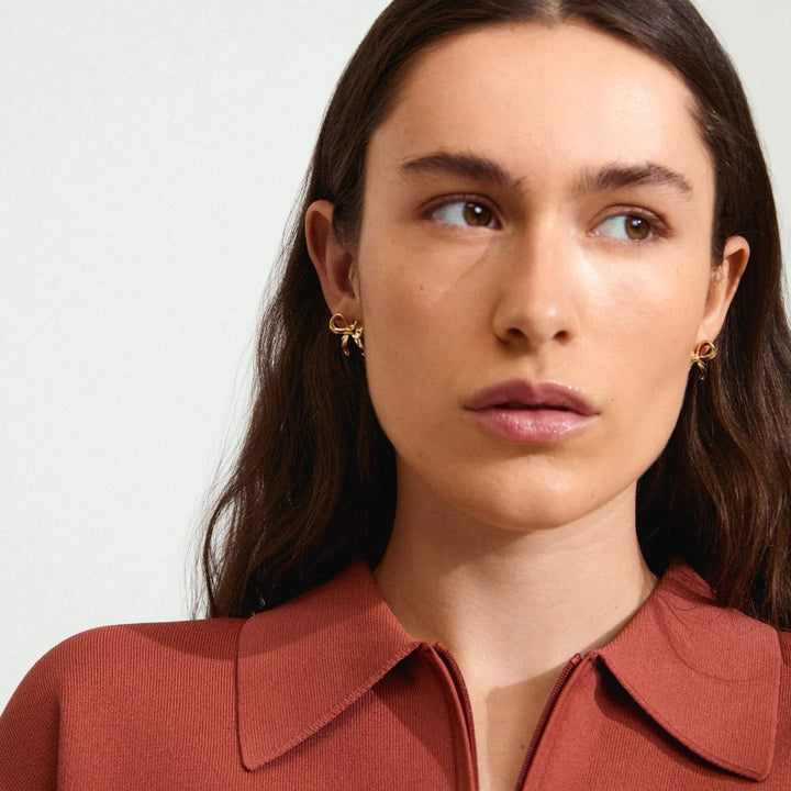 Cassian Recycled Earrings – Gold Plated