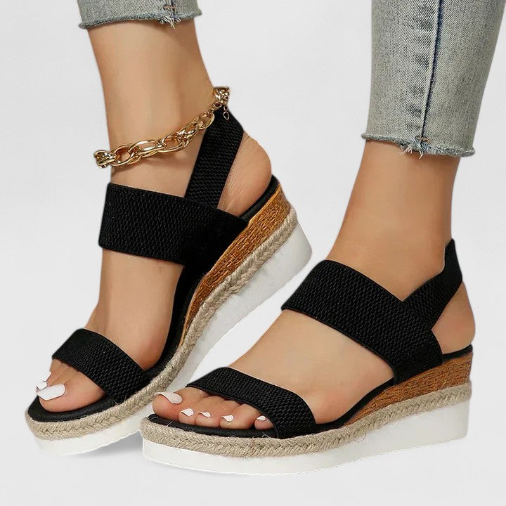 Eden Espadrille Wedge Sandals