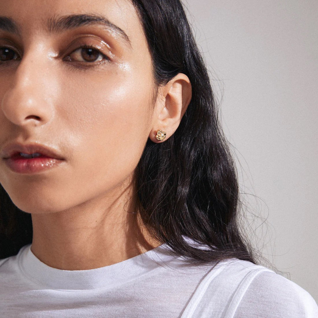 Inaya Recycled Earrings – Gold Plated