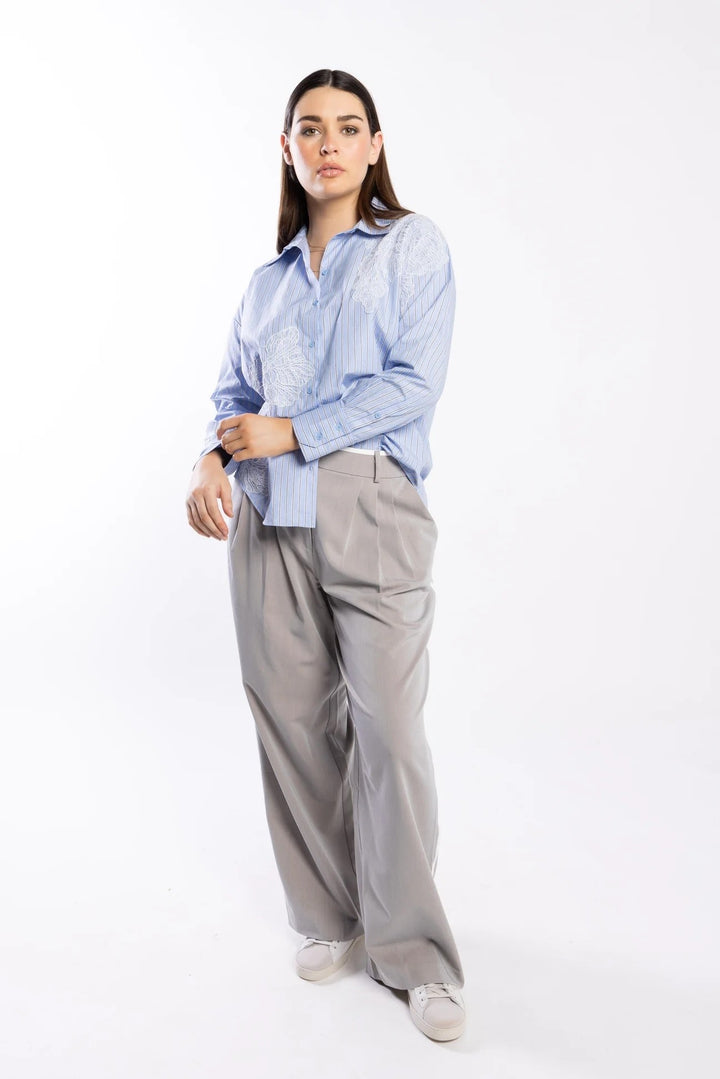 Marianne Shirt – Cornflower