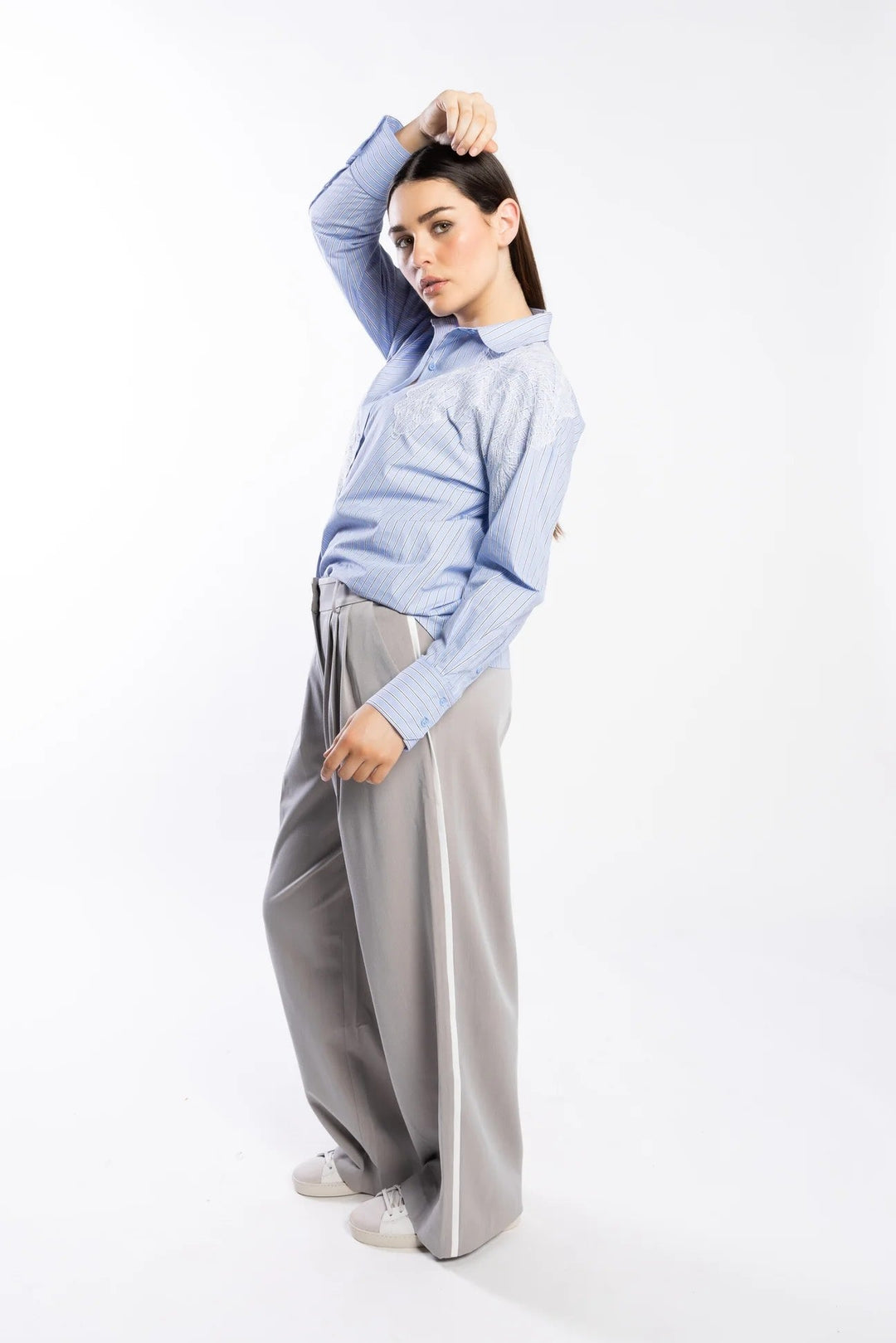 Marianne Shirt – Cornflower