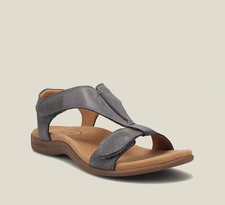 Charlotte Leather Cushioned Arch Support Sandals