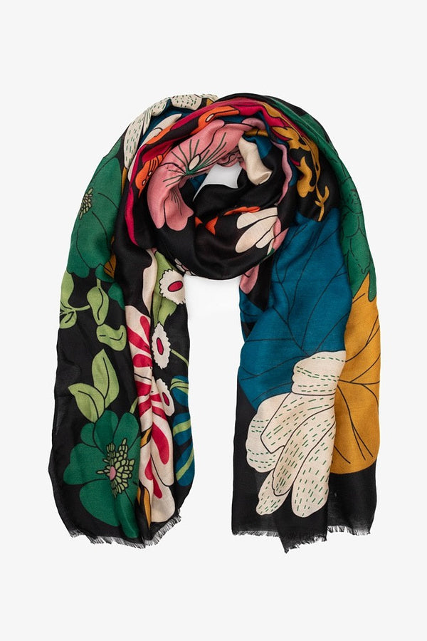 Twilight Floral Scarf