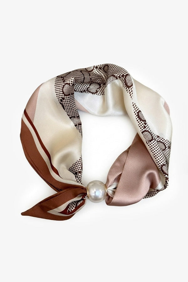 Pearl Fasten Neck Tie - Pearl Sands