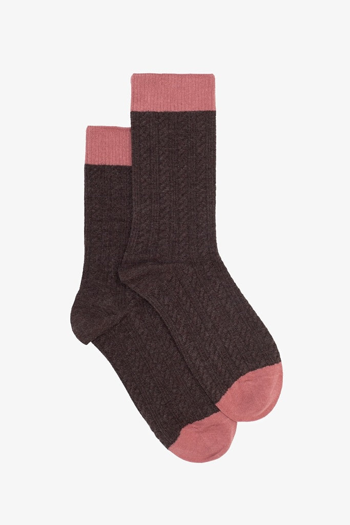 Cocoa Cable Sock