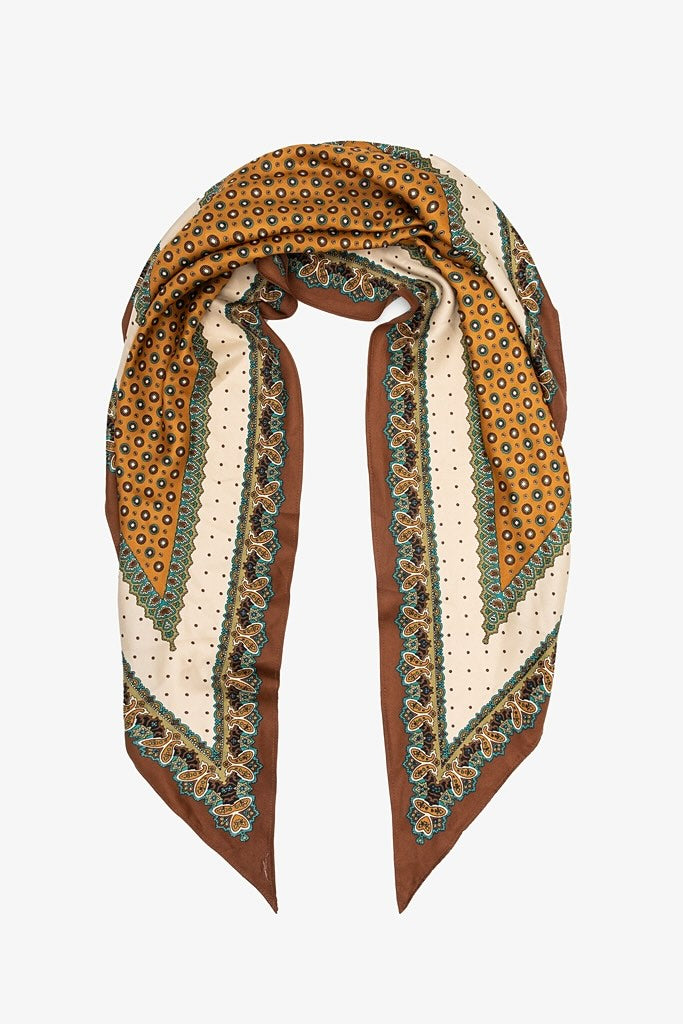 Triangle Scarf - Indira Cedar