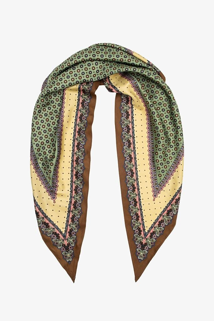 Triangle Scarf - Indira Olive