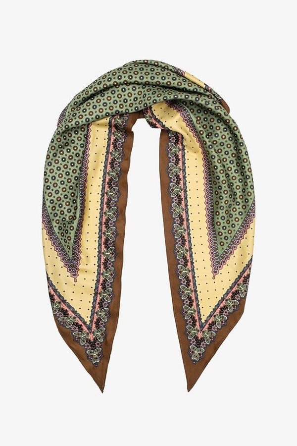 Triangle Scarf - Indira Olive