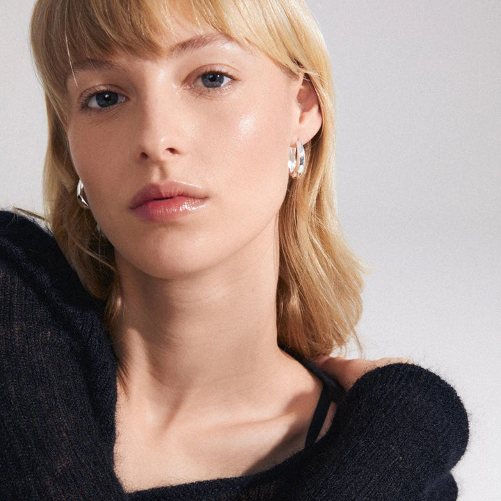 Asher Earrings – Silver Plated