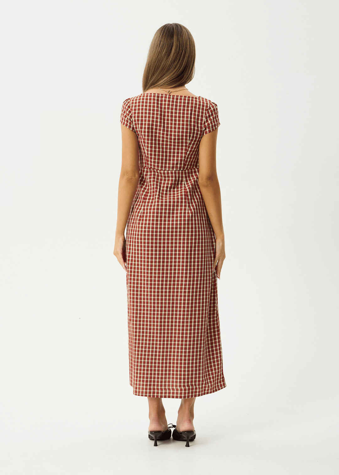 Austin Check Midi Dress – Red Rum