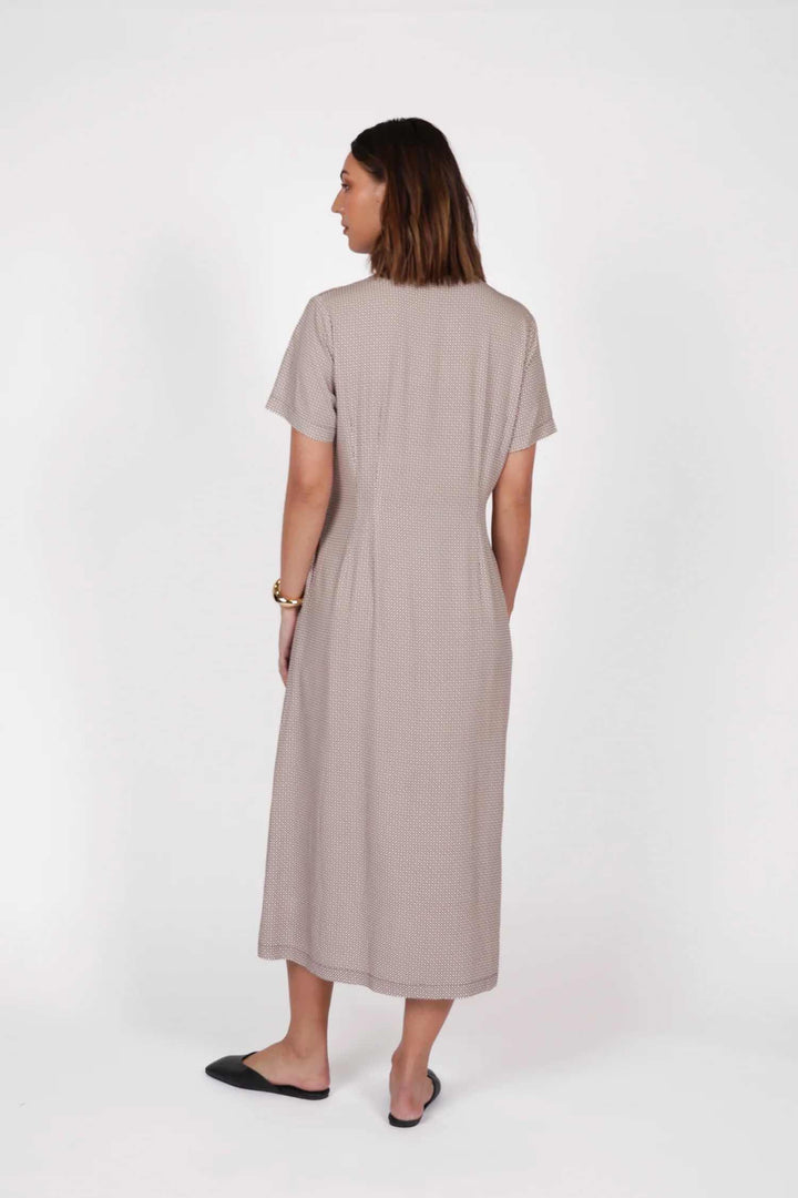 Axis Shirt Dress – Prism Print