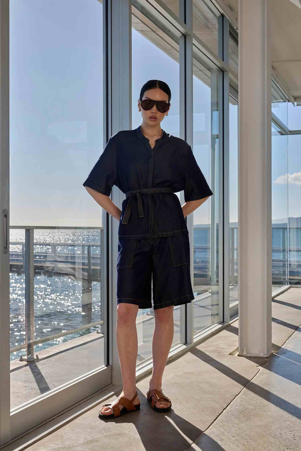 Axis Longline Short - Indigo