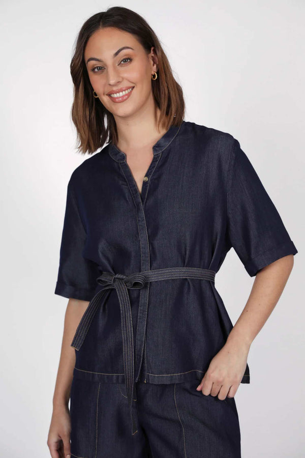 Axis Top - Indigo