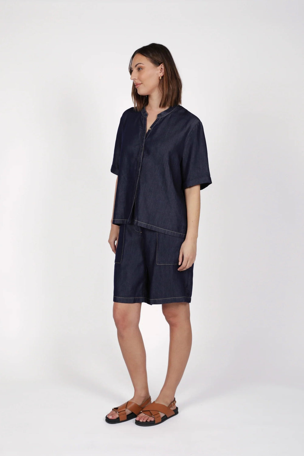 Axis Top - Indigo
