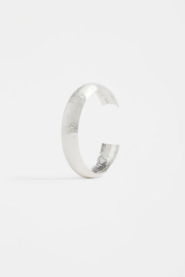 Gild Thin Cuff Bangle - Silver