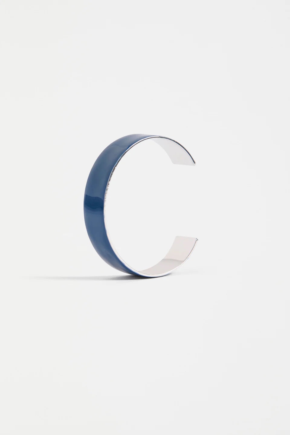 Innfellt Thin Bangle – Denim Blue