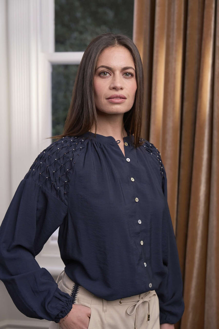 Bijou Blouse – Indigo