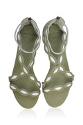 Olive and White