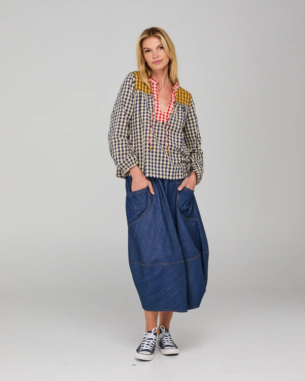 Guru Skirt - Dark Denim