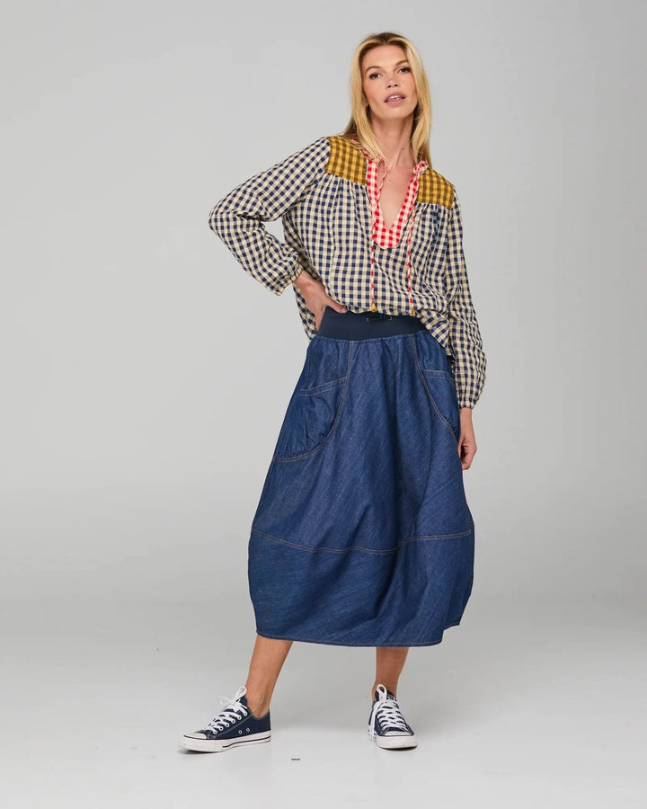 Guru Skirt – Dark Denim