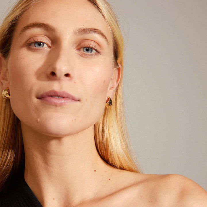 Brenda Recycled Earrings – Gold Plated