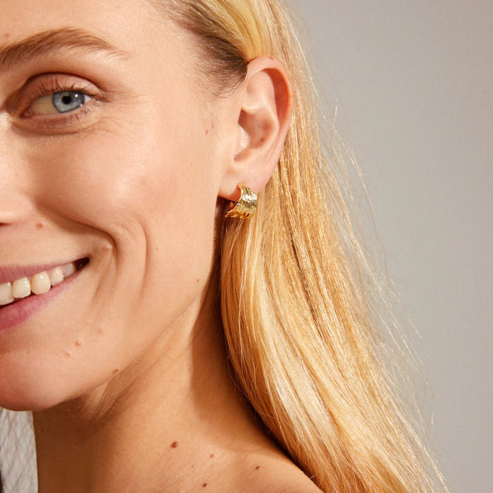 Brenda Recycled Earrings – Gold Plated