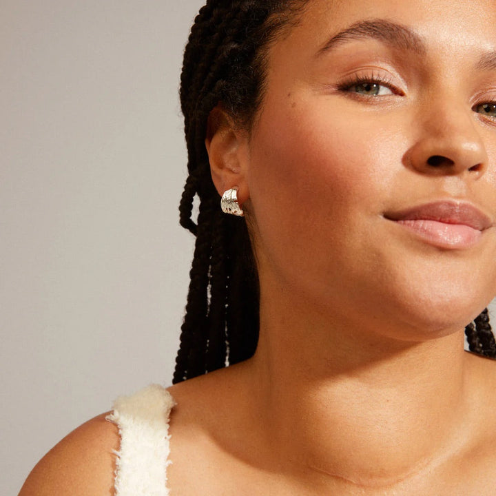 Brenda Recycled Earrings – Silver Plated