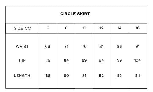 Circle Skirt – Tan