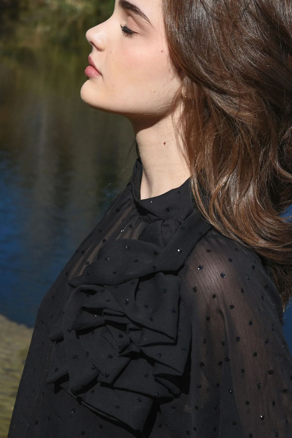 Sew Fancy Blouse - Black