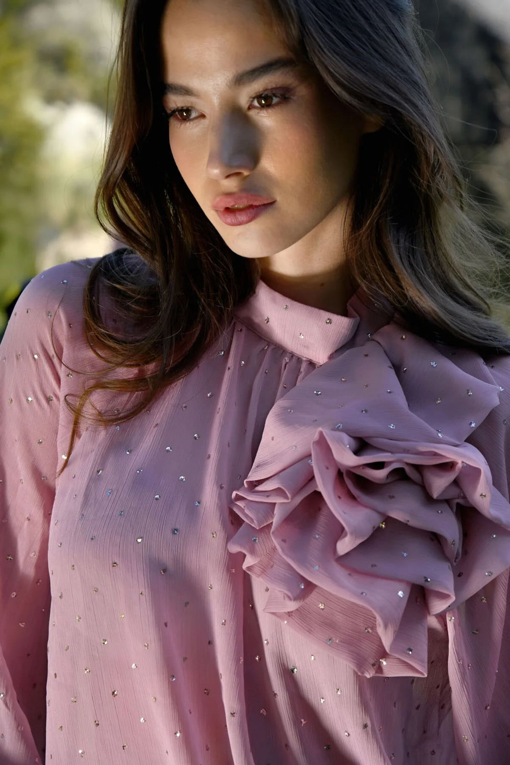 Sew Fancy Blouse - Dusty Pink
