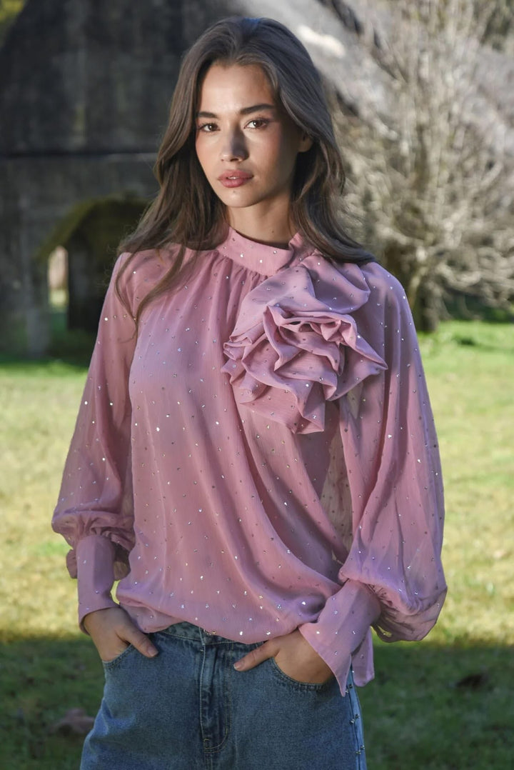 Sew Fancy Blouse – Dusty Pink