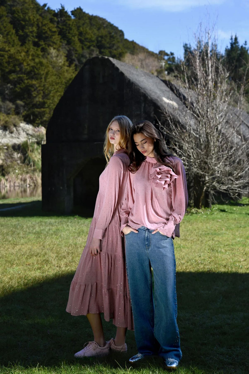 Sew Fancy Blouse - Dusty Pink