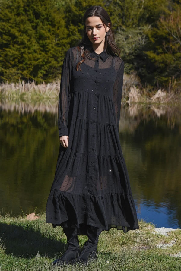Sun & The Swoon Dress - Black