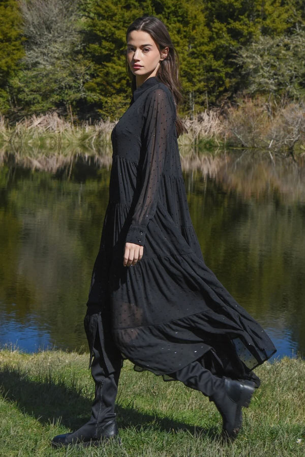 Sun & The Swoon Dress - Black