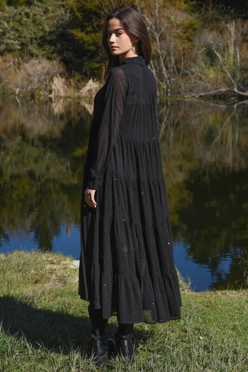Sun & The Swoon Dress - Black