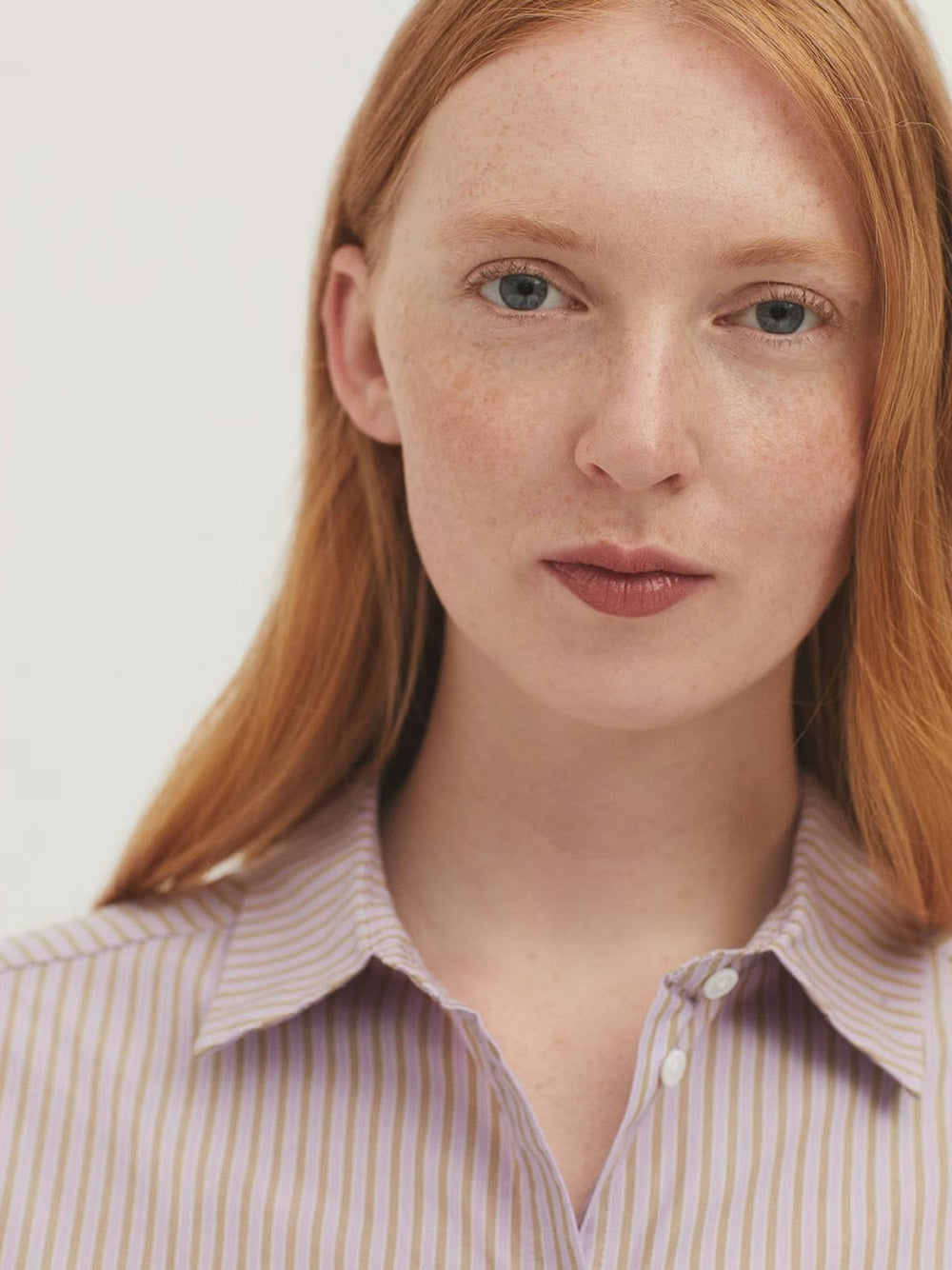 Striped Poplin Shirt